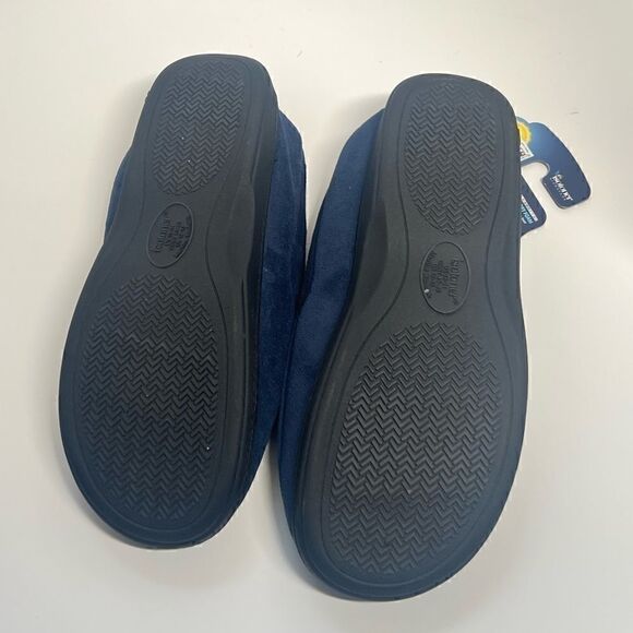 New ISOTONER Men's Jared Moc-Toe Memory Foam Slippers XXL 13/14 - Picture 7 of 16